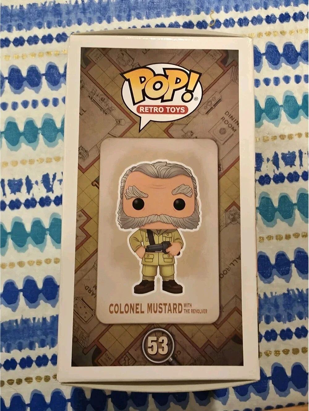 Funko POP! Retro Toys Clue Colonel Mustard with The Revolver #53 Exclusive